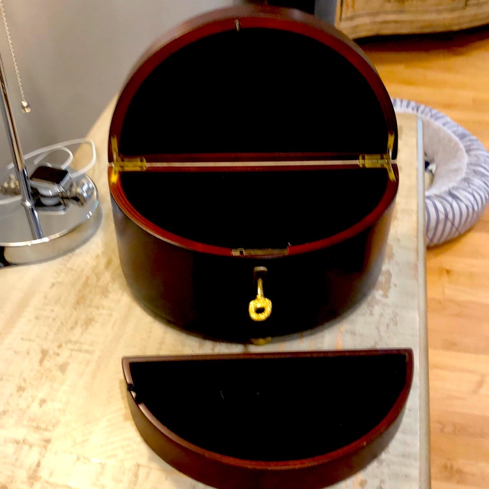 Bombay Mahogany cherry jewelry Box